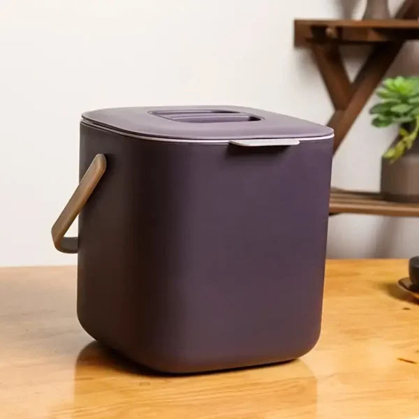 EcoBin konyhai komposztáló gyűjtőedény lila