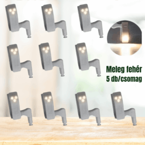 Ecobin PET palackgyűjtő kuk aés Automata Szekrényvilágítás ajtópántra 5 db-os csomag